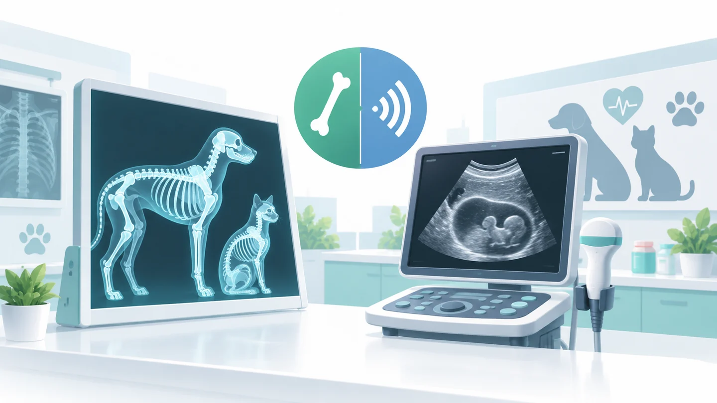 X-ray และ Ultrasound สำหรับสัตว์ ใช้ตรวจอะไร ต่างกันอย่างไร