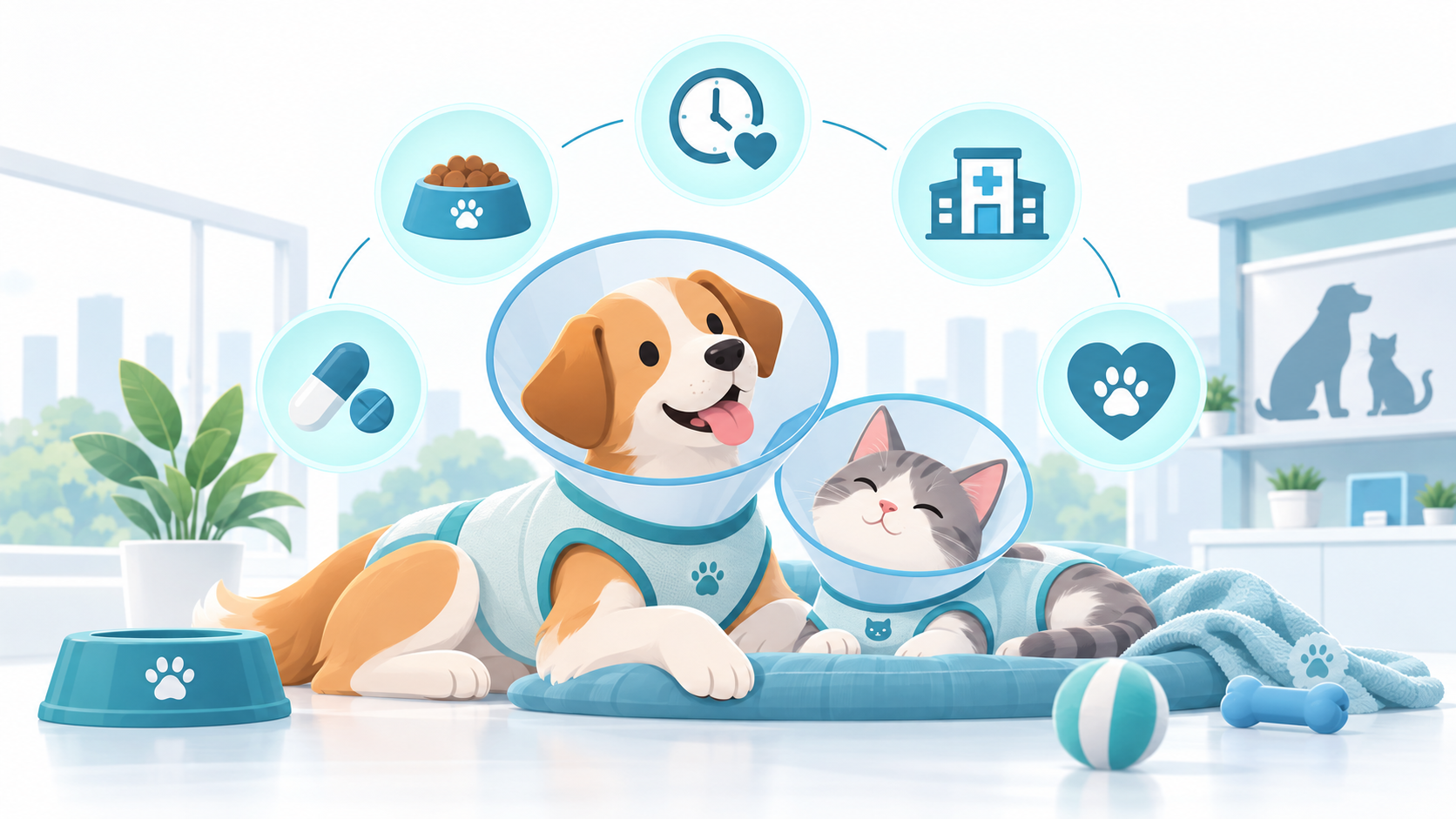 ของที่ต้องเตรียมหลังพาแมวหรือหมาไปทำหมัน + วิธีดูแลแผล 14 วัน